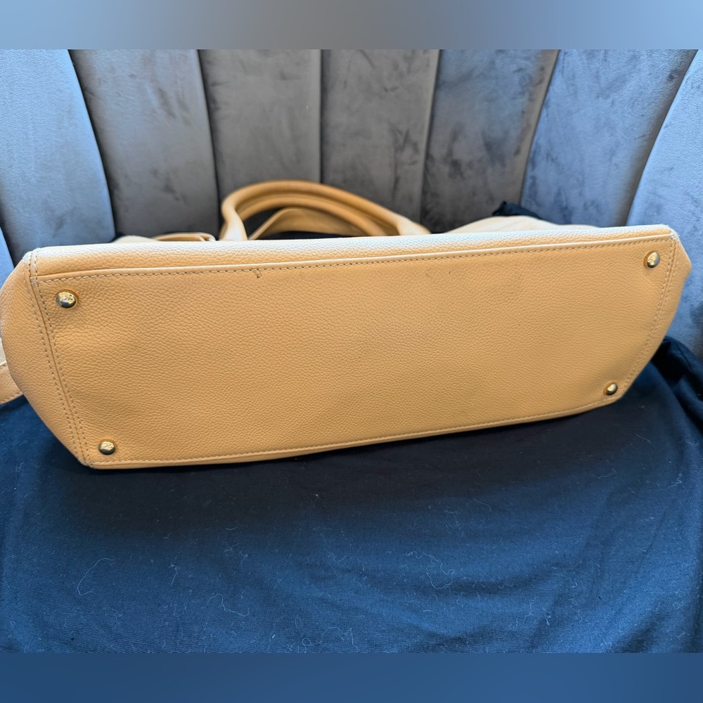 Reserved- Vintage CHANEL Cerf Exec Tote Bag 24k Gold work bag - Picture 13 of 17